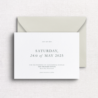 Classic - Save The Date Card