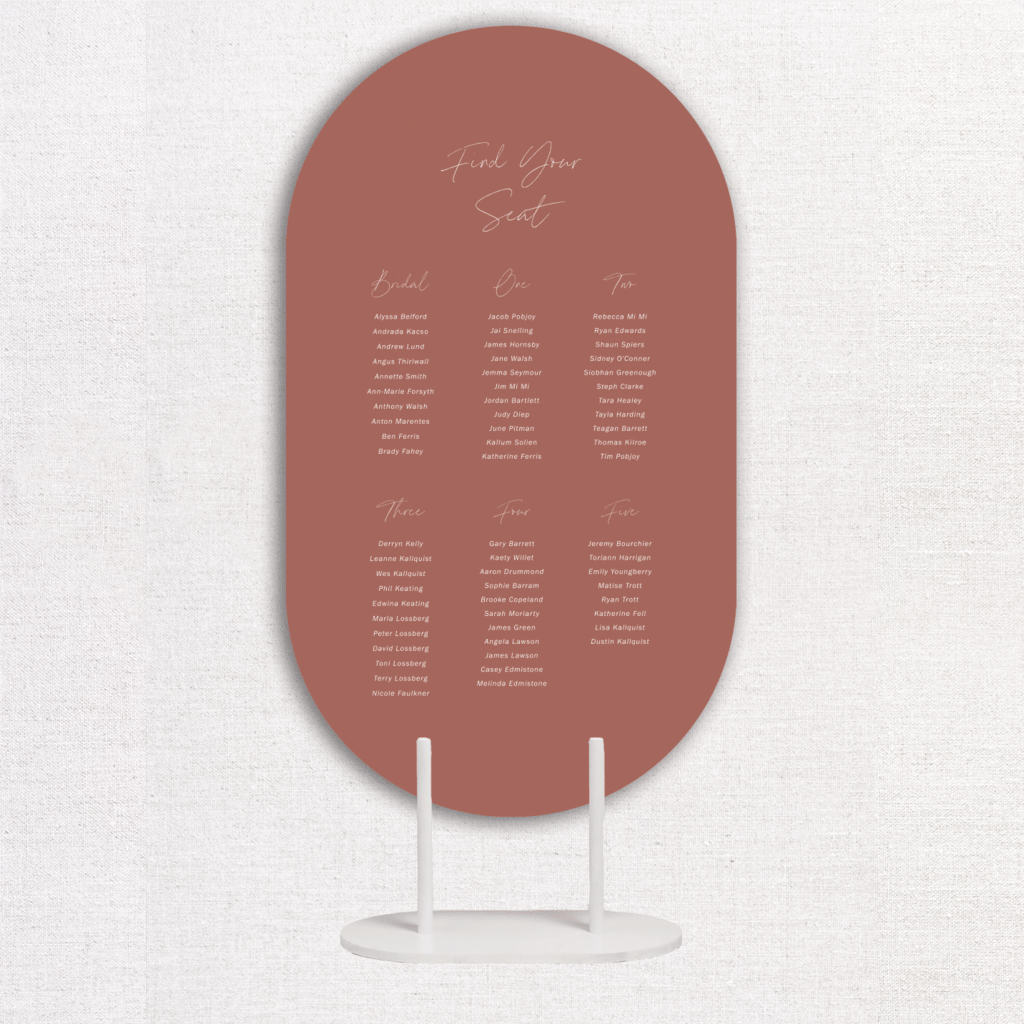 Field - Seating Chart