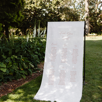 Field - Linen Seating Sign