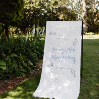 Mellow - Linen Welcome Sign