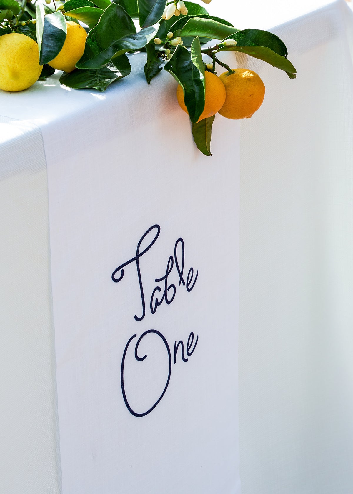 Linen Table Numbers
