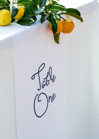 Linen Table Numbers