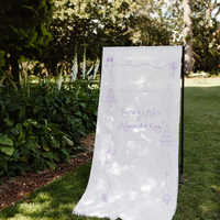 Mellow - Linen Welcome Sign