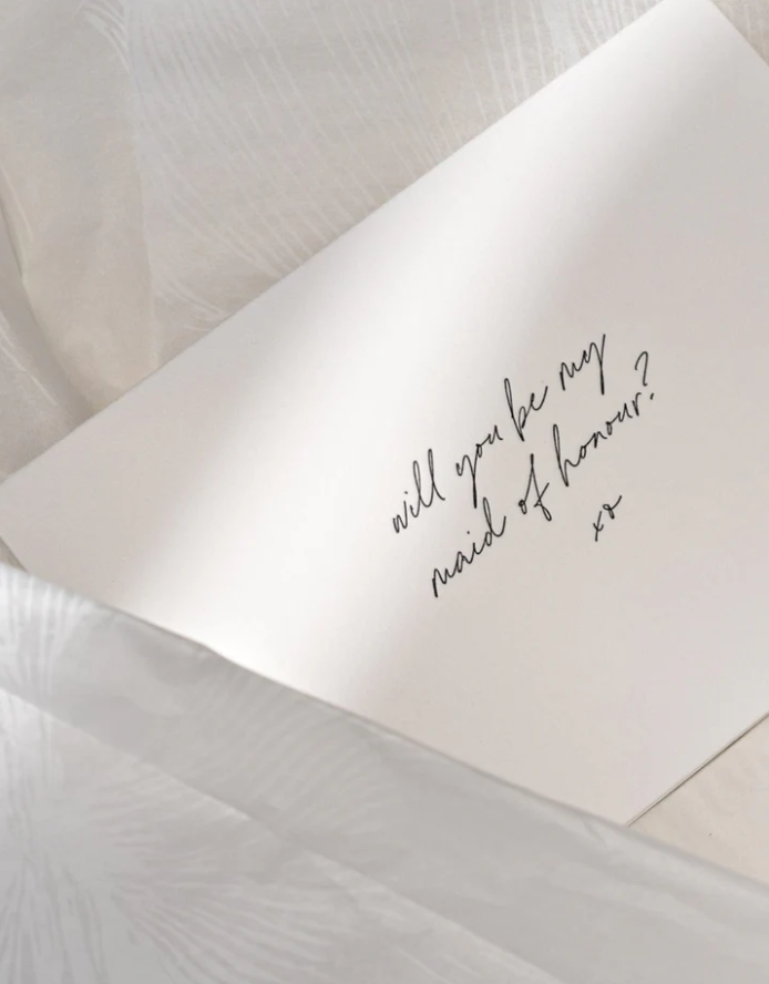 Proposal Letterpressed Cards