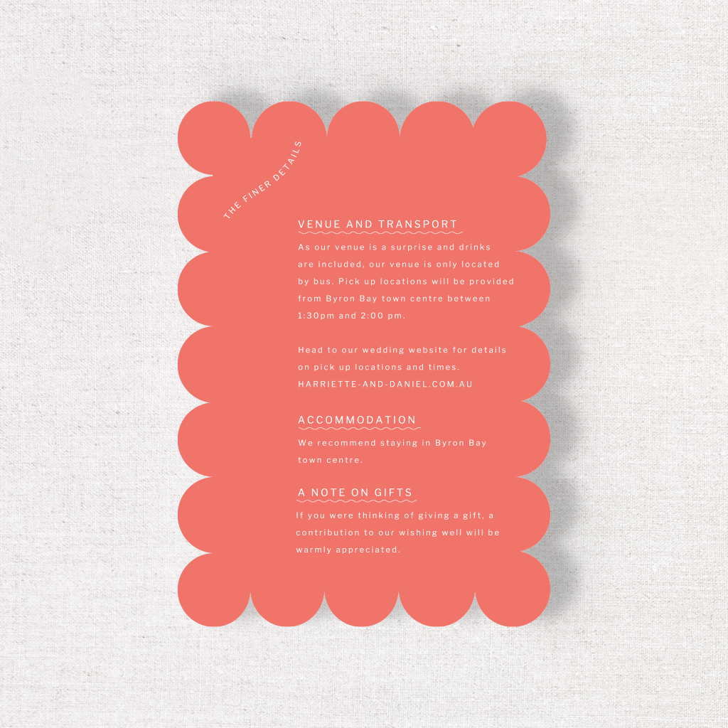 Sherbet - Enclosure Card