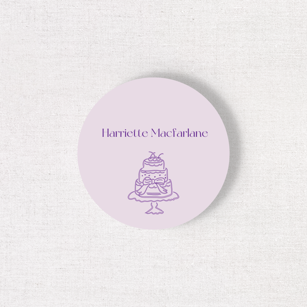Sherbet - Place Card