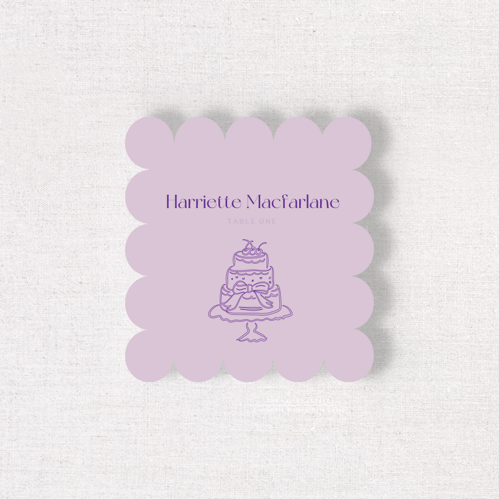 Sherbet - Place Card