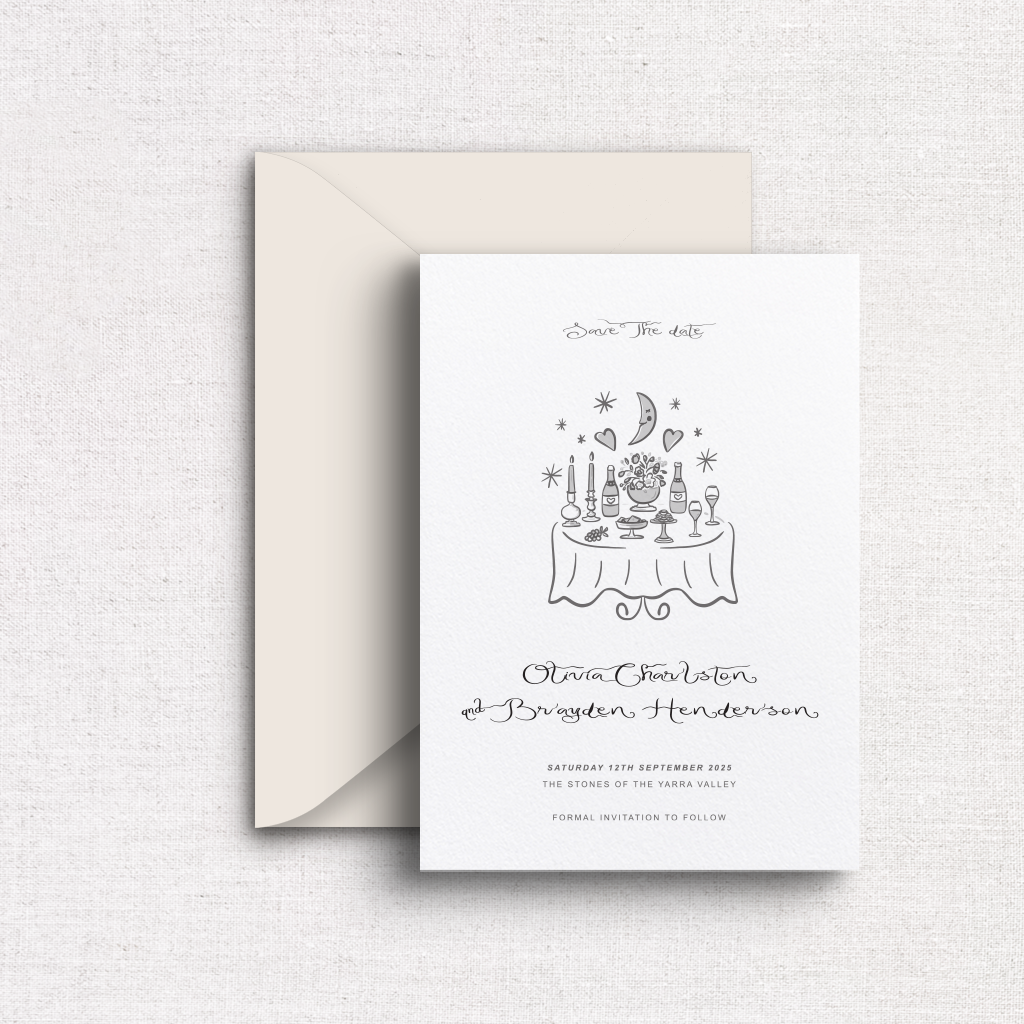 Mellow - Save The Date Card