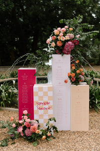 The Moment- Seating Chart + Welcome Sign combination
