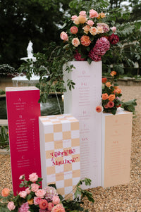 The Moment- Seating Chart + Welcome Sign combination